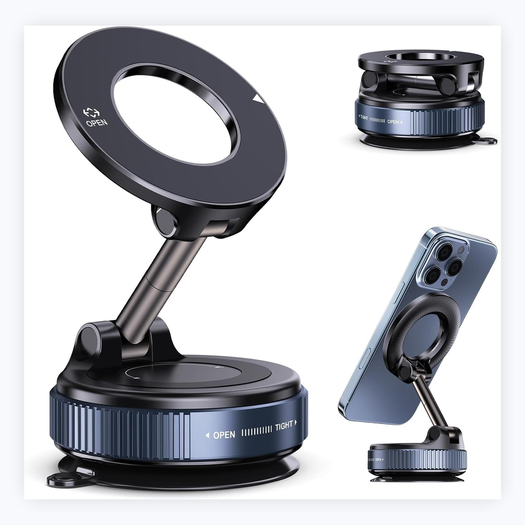 Magnetic Suction Cup Phone Holder