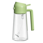 2-in-1 Glass Oil Dispenser & Sprayer – Kitchen Cooking Bottle