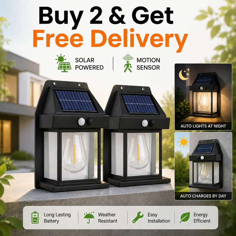 Solar Wall Light | Solar Powered Outdoor Light